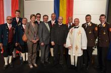 (im Bild - v.l.n.r.: Wilfried Hammer, Franz Tröthan, Günther Mittelmaier, Barbara Salzer, Michael Grünauer, Richard Hogl, Herbert Eder, Roland Weber, Harald Sebek, P. Ludwig M. Gmoser, Dietmar Farafellner, Alois Zaussinger)