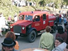 Oldtimer Tanklöschfahrzeug